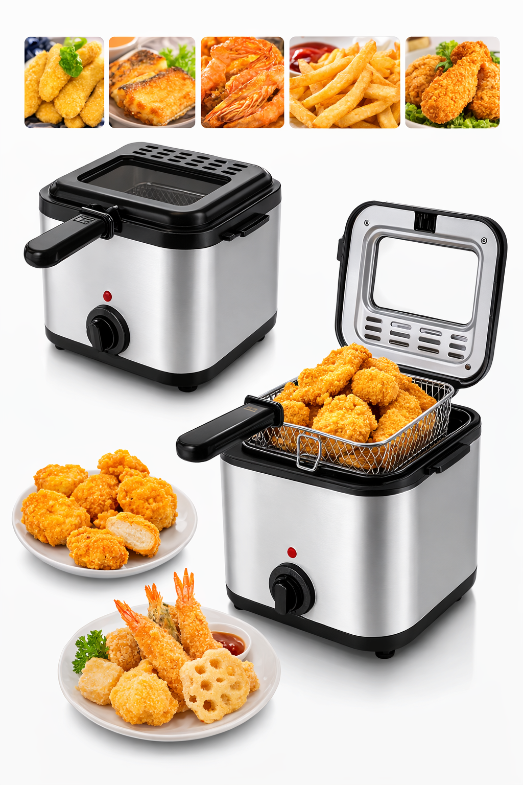 61A0BF6F-A5B1-4499-886D-82D7522B701A Freidora eléctrica - Image 1